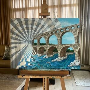 The River Flows - Original Painting